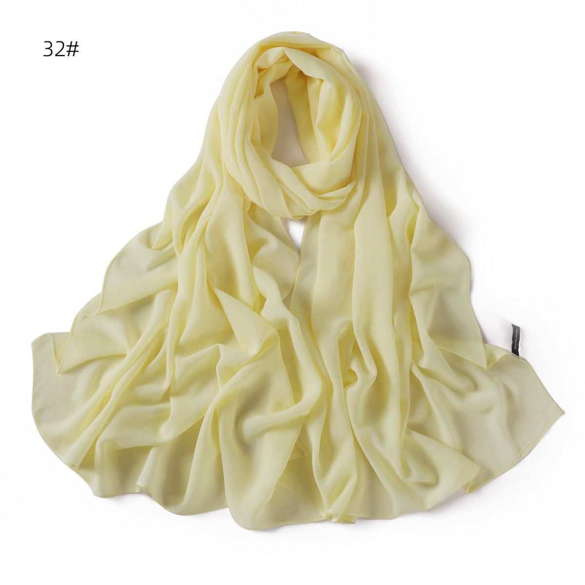 Elegant Chiffon Hijab Scarf - Refined Structure for Modest Wear (MH127)