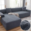 Elegant Elastic Sofa Covers Set for Living Room Chaise Lounge L Shape Corner Stretch Couch Armchair Slipcover Furniture Protector Shaped Sofa Cover Sectional Couch Cover for Living Room Fabric Chaise Lounge Slipcover