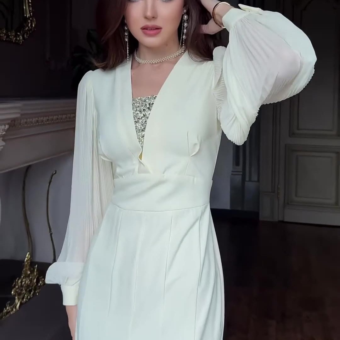 Elegant Empire Waist Formal Dress(MS340)