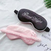 Elegant Good Night Soft Eye Masks Cute Design Eye Cover Sleeping Blindfold Women Eye Cover Full Night's Sleep Travel Portable Lightweight Eye Mask