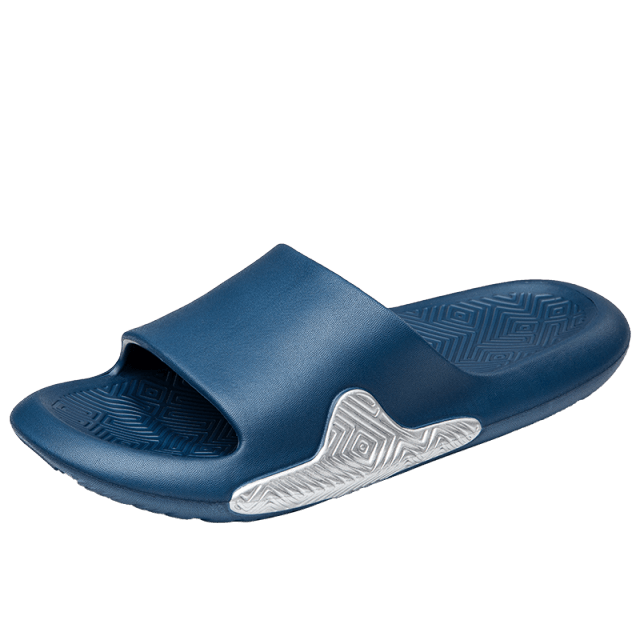 Elegant Men Black Soft Slides Light-Weight Anti-Slip Home Slippers Summer Anti-Odor House Shoes Unisex Shower Bathroom Slipper EVA Massage Foam Super Soft Non-Slip Slippers