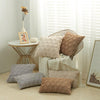 Elegant Plush Pillow Cover Geometric Soft Plush Short Wool Velvet Decorative Throw Pillow Covers Luxury Style Cushion Case Pillow Decorative Throw Pillow Case Soft Cozy Bed Cushion Cover Faux Fur Home Decor