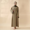 Elegant Solid Color Abaya For Muslimahs (MA036)