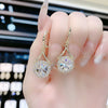 Elegant Sparkling Dangle  Rhinestone Earrings (MAC324)