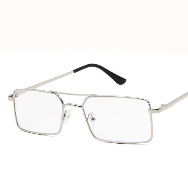 Elegant Square Sunglasses For Women Luxury Eyewear For Women/Men High Quality Metal Glasses For Women Outdoor Lightweight Sunglasses For Men Retro Design