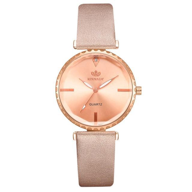 Elegant Style Fashion Womens Watch Luxury Leather Band Analog Quartz Wrist Watch Women Dress Leather Band Thin Minimalist Casual Simple Dress Analog Quartz Wristwatch