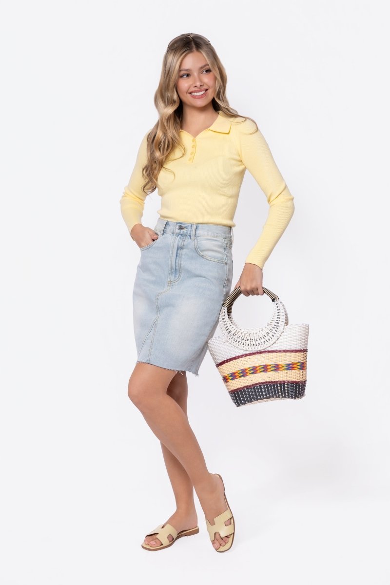 Emma Skirt 20" (Blue)