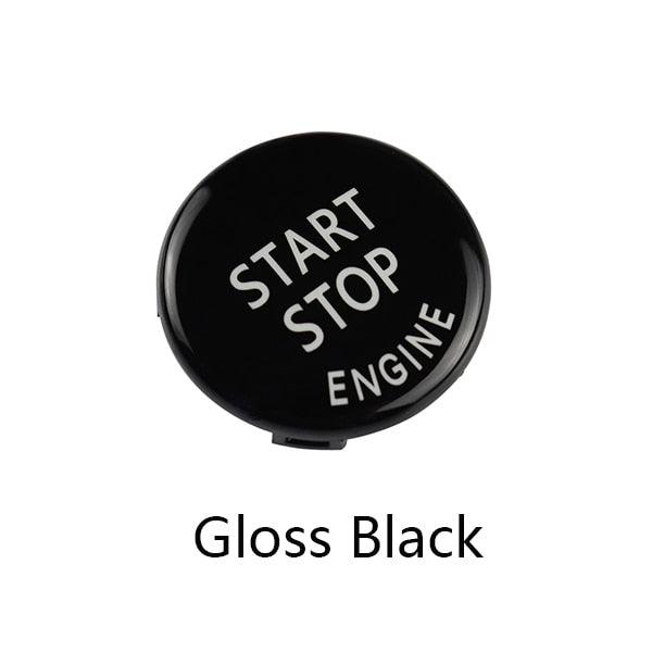 Engine START STOP Sports Engine Start Stop Button Cover Keyless Go Ignition Sticker Start Stop Engine Button Switch Cover Button Accessories Key Decor for Car Replace Cover