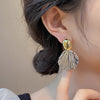 Everyday Chic Artisan Texture Drop Earrings (MAC323)