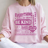 Everything Will Be Okay Positivity Kindness Mental Health Encouragement and Support Sweatshirt