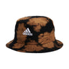 adidas Womens Color Wash Bucket Hat Black/White/Reverse Dye One Size