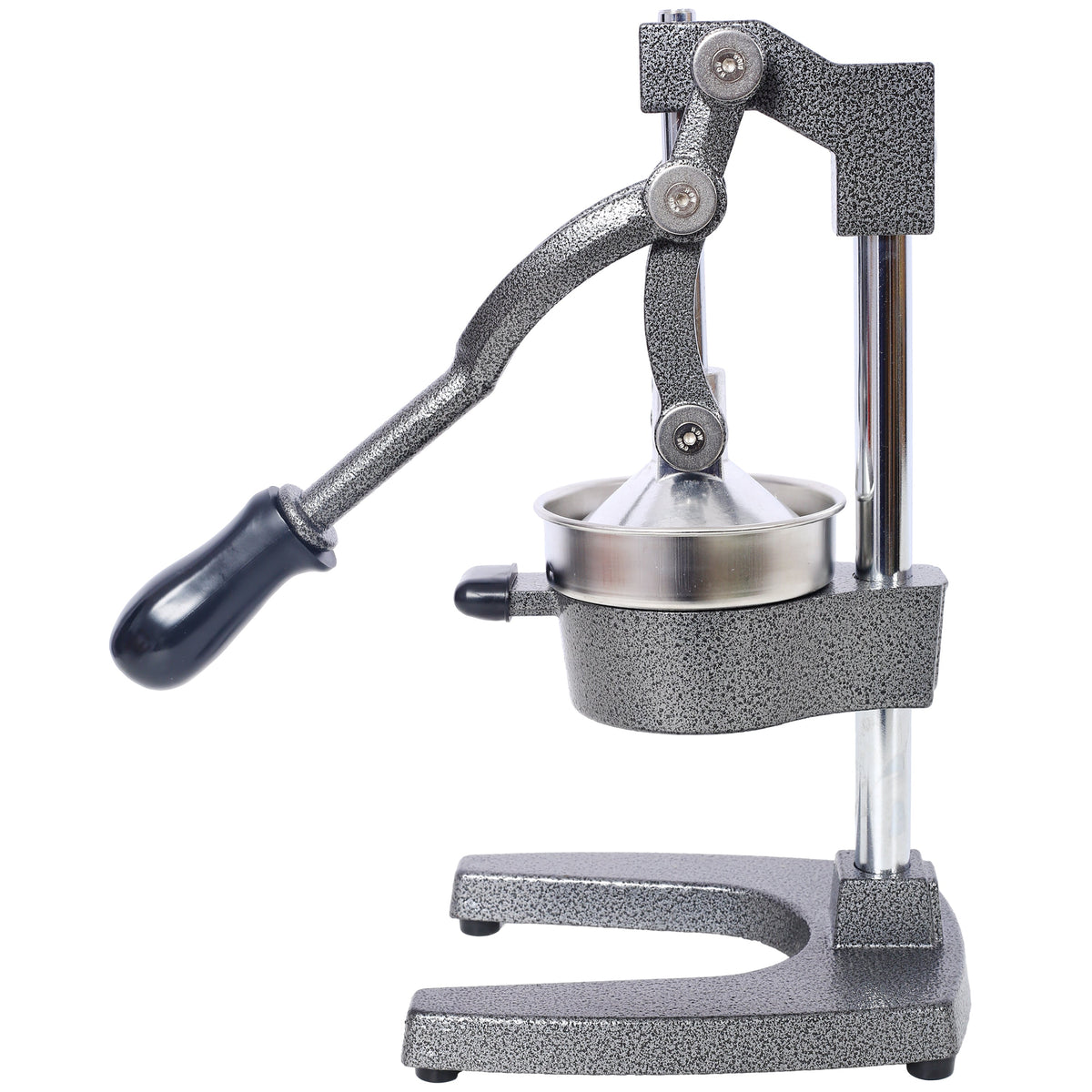 Cast Iron Citrus Juicer, Extra-Large Commercial Grade Manual Hand Press , Heavy Duty Countertop Squeezer for Fresh Orange Juice ,grey color
