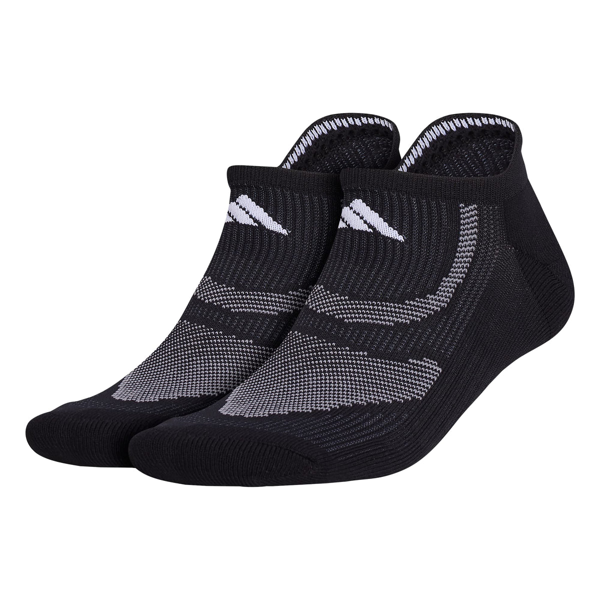 adidas Superlite Performance Tabbed No Show Running Socks with achilles protection (2-Pair)