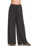 Zenana French Terry Wide Leg Sweatpants