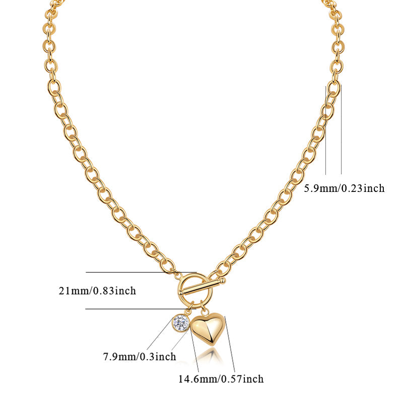 1Meteor Wish Luxury Fashion Diamond Pendant Necklace Set With Mosan Diamond Silver Ornaments Prohibit TikTok sales