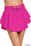 Zenana Soft Woven Active Skorts