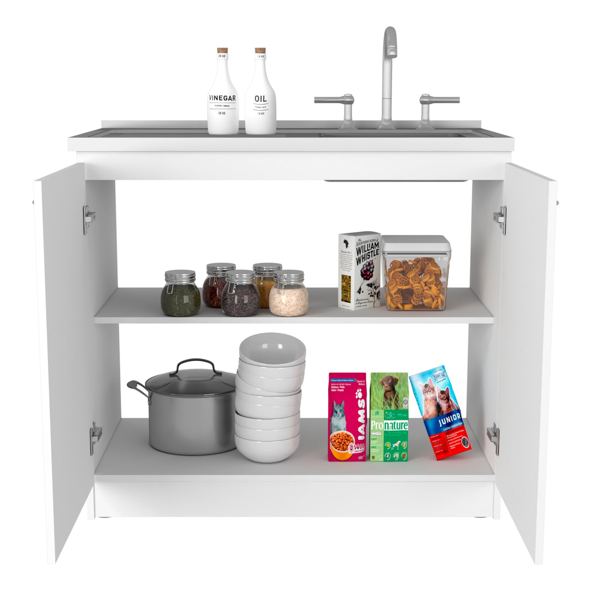 Utility Sink Vernal, Kitchen, White