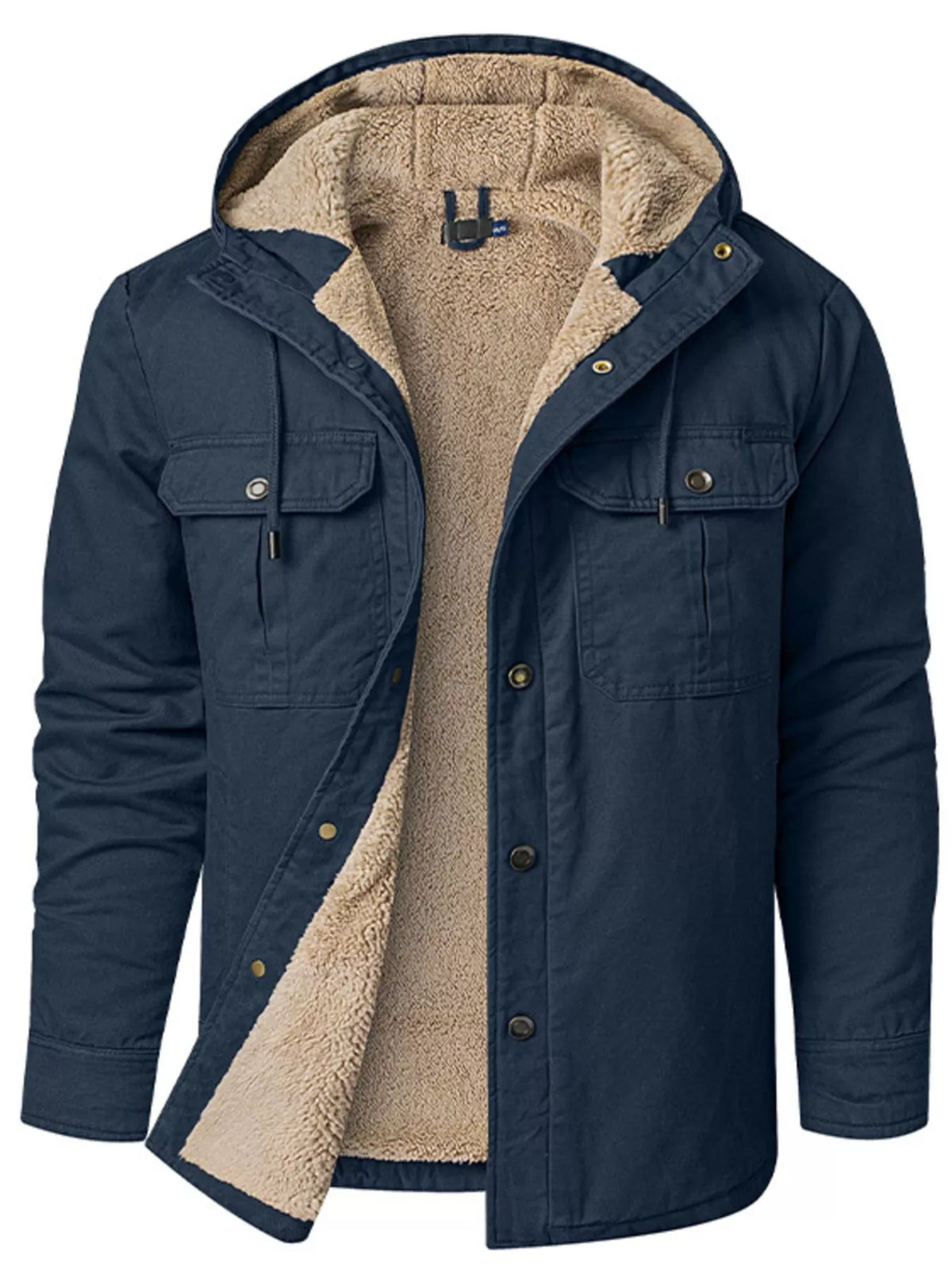 Men's Sherpa Lined Hooded Jacket