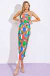 DANCING DIVA PONTI TUBE DRESS
