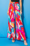 CANCUN GETAWAY SATIN PANTS