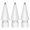 GRTHTATI 3 Pack Metal Fine Point Replacement Tips Compatible with Apple Pencil 2nd Generation Apple Pencil 1st Generation & Apple Pencil USB-C Wear-Resistant Pen Like Nibs (1.3mm)