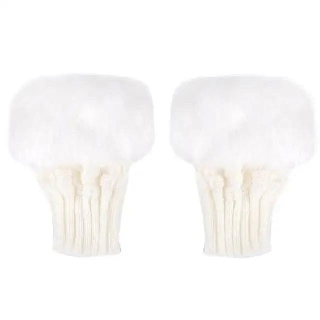 Fashion Fingerless Warm Wool Knitted Classic Fur Half One Size Finger Gloves For Women Cute Soft And Comfortable Trendy Fashion Stretchy Gloves For Women