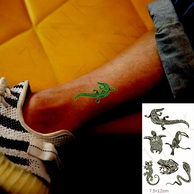 Fashion Luminous Sticker Tattoos Waterproof Temporary Different Luxury Tattoos For Womens Mens Kids