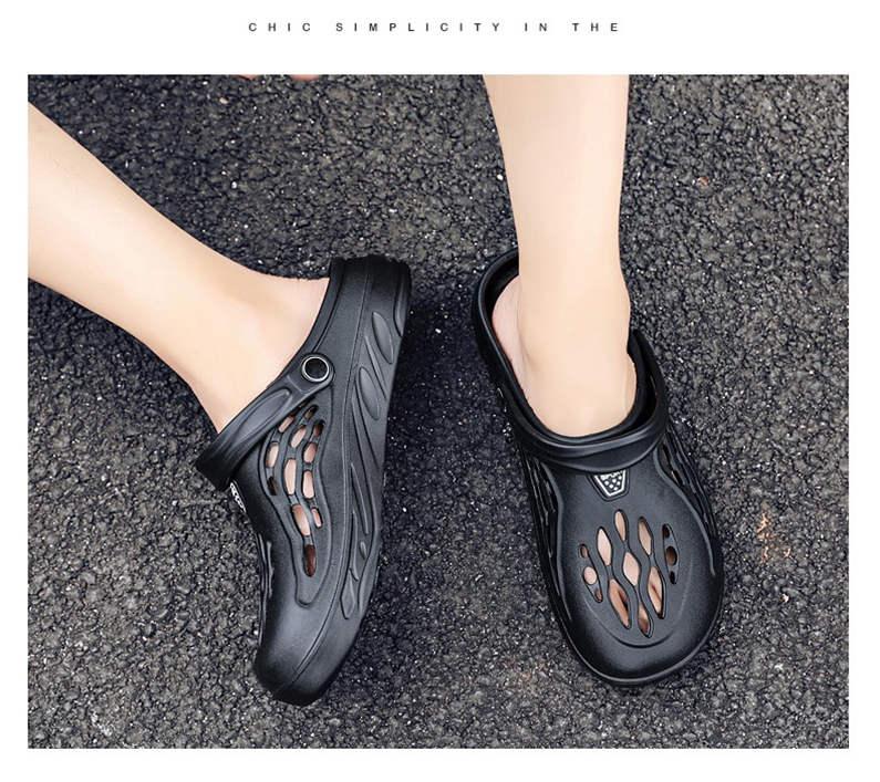 Fashion Men's Sandal For Home Platform Flip Flops Sandals Summer Shoes For Men Outdoor Fashion Clogs Non Slip Water Shoes With Strap Sports Sandals Lightweight Quick Dry Adult Clogs