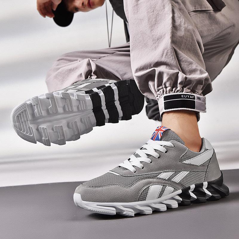 Fashion Mens Running Light Breathable Shoes Mens Sneakers Light Weight Running Elegant Soft Sneakers Comfortable Athletic Running Sneakers