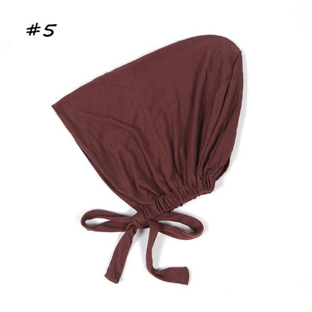 Fashion Modal Under Scarf  Hijab Turban Cap Cotton With Band Adjustable Inner Hijab cap Muslim Turban Hijab Cap For Women