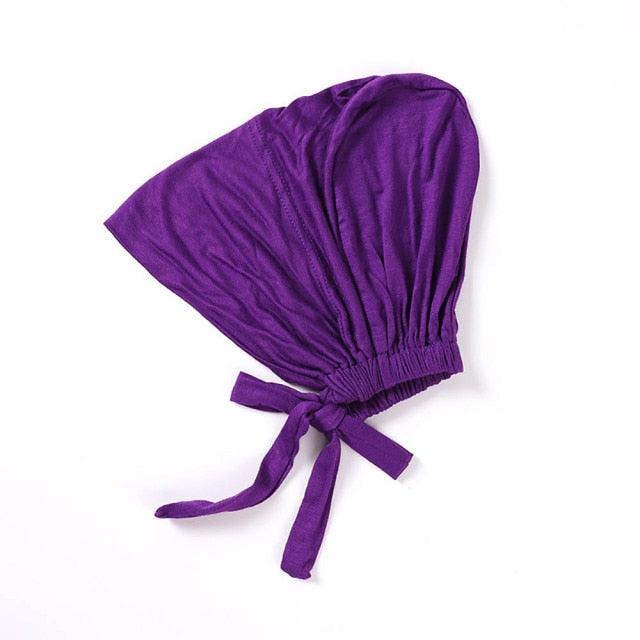 Fashion Modal Under Scarf  Hijab Turban Cap Cotton With Band Adjustable Inner Hijab cap Muslim Turban Hijab Cap For Women