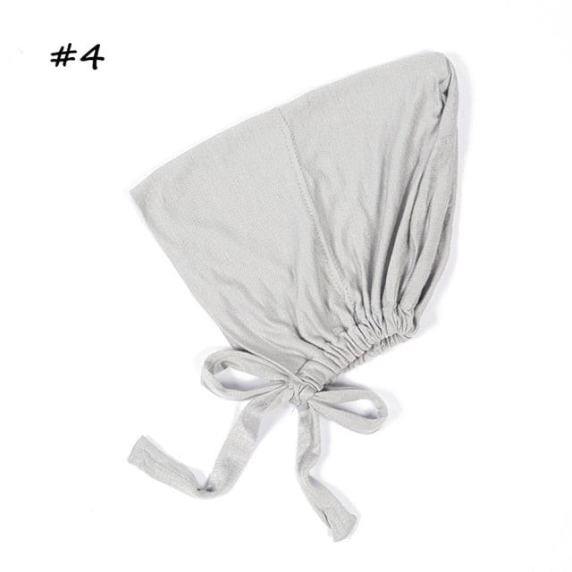 Fashion Modal Under Scarf  Hijab Turban Cap Cotton With Band Adjustable Inner Hijab cap Muslim Turban Hijab Cap For Women