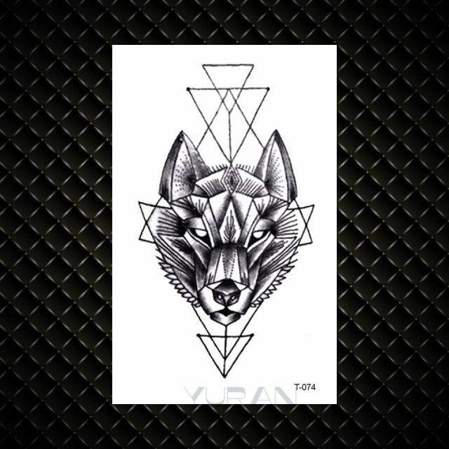 Fashion Small Sexy Black Temporary Waterproof Tattoo Cute Star Heart Tattoos Sticker Body Finger Tattoo For Kids Womens