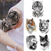 Fashion Temporary Sticker Tiger Tattoo Waterproof Removable Realistic Body Tatoo For Mens