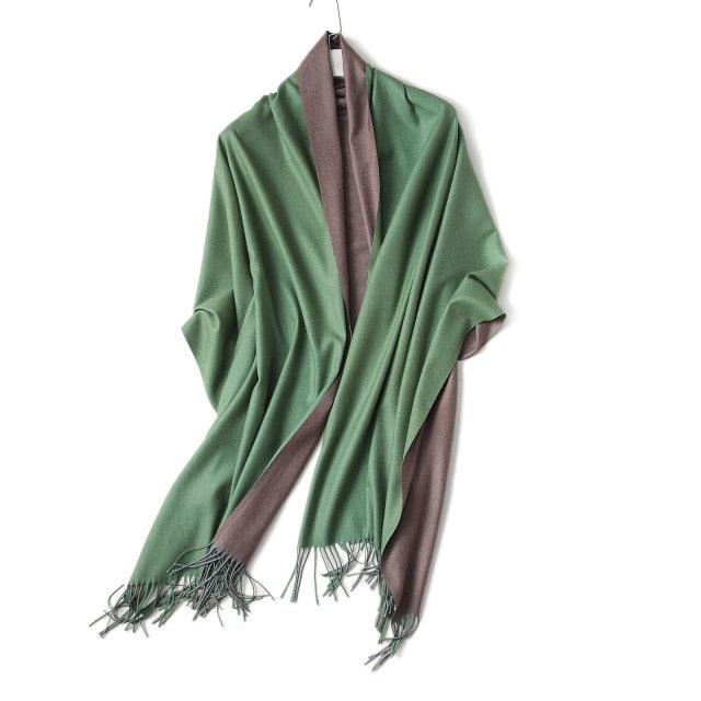 Fashion Winter Solid Soft Scarf Cashmere Lightweight Scarves Shawls Cashmere Escharpe Scarfs Lightweight Shawls Hijabs Shawls Escharpe Elegant Wrap Blanket Bandana Tassel For Lady