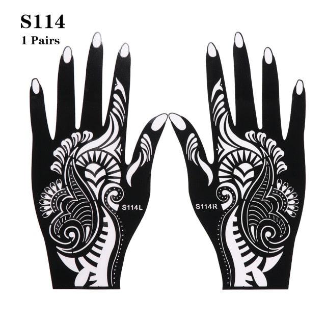 Fashion Women's Tattoo For Arm Temporary Body Paint Sticker Luxury Design For Wedding Party