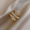 Fashionable And Personalized Light Luxury Open Ring(MAC233)