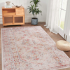 NAAR MAVAL Beige Washable Rug 5x8 Area Rug (Beige, 5' x 8')