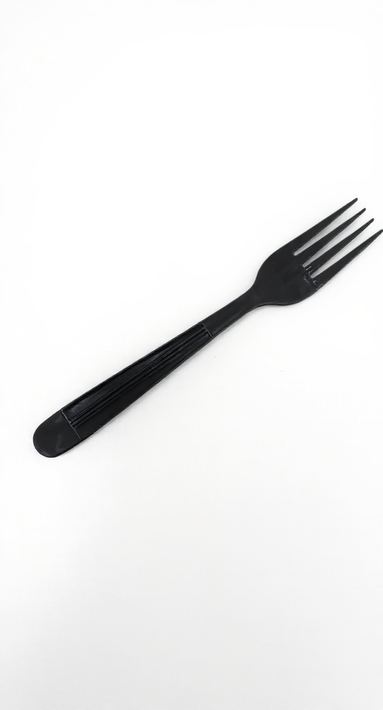 Royalty Black X-Heavy Weight PP Fork, 10 Sleeves of 100 Forks (1000/cs)