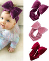 Luxury Retro Modern Kids Girls Baby Toddler Bow Headband Accessories Headwear Big Bowknot For Girls