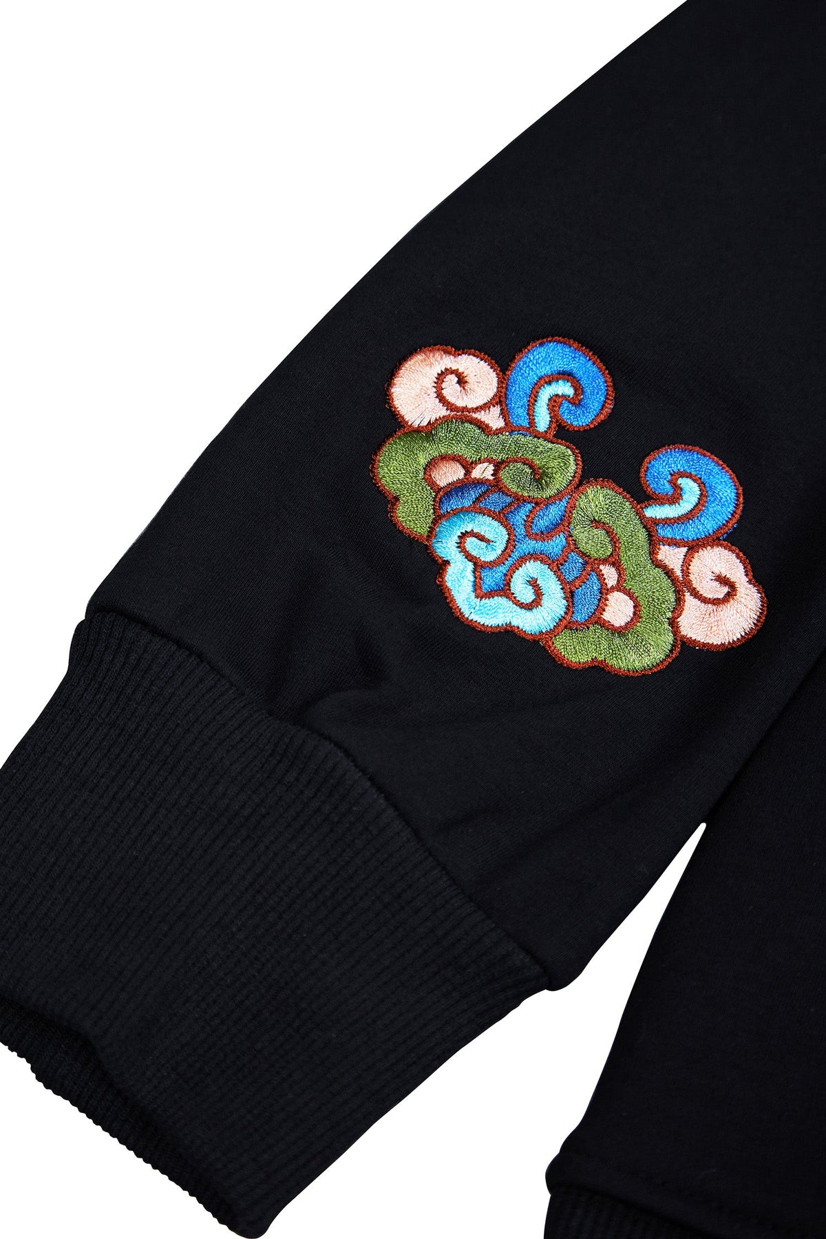 KH9232 Mountains Embroidery Hoodie