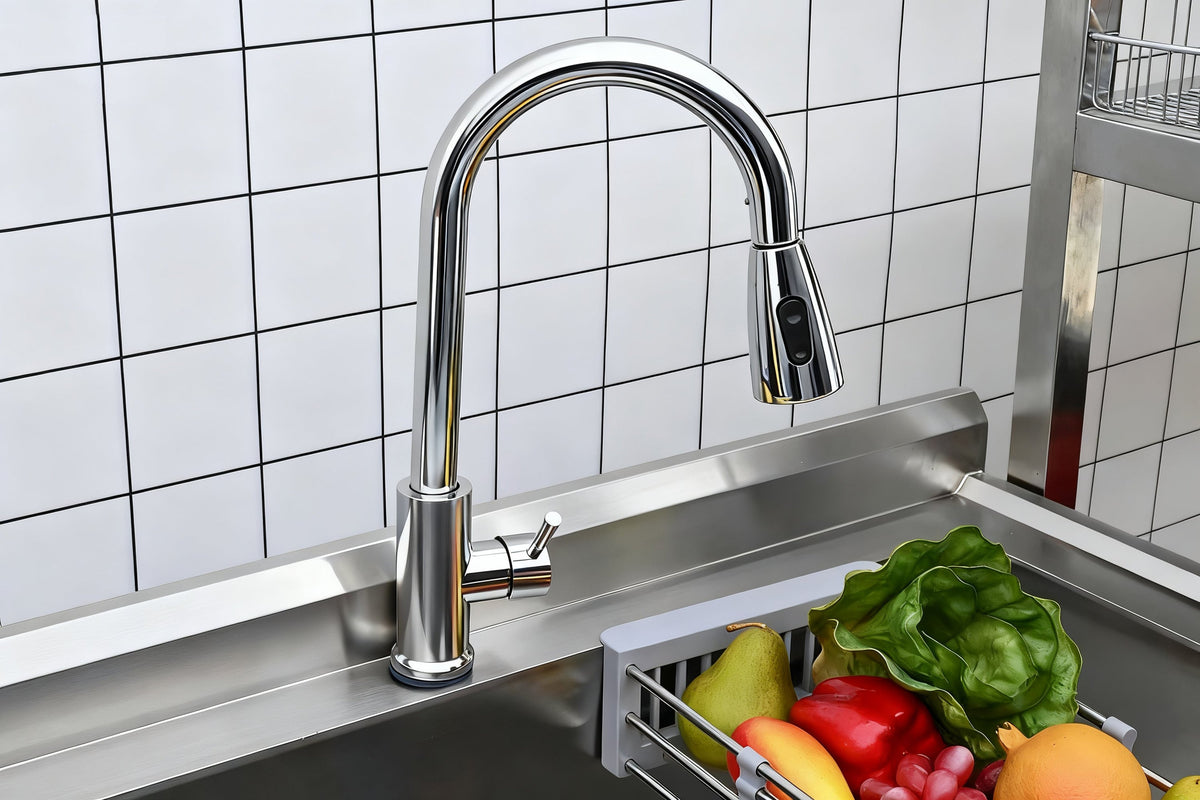 Stainless Steel Utility Sink, Freestanding Sink 1