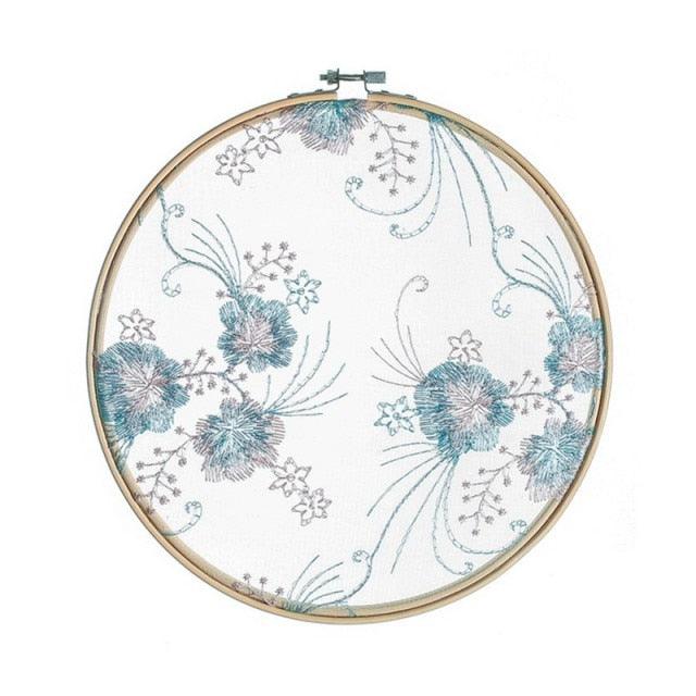 Flat Round Net Embroider Display Stand Net Yarn Wedding Ornaments Wall Hanging Decors Hot Decor for Living Room or Bedroom Unique Wall Art