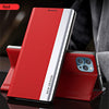 Flip Case For iPhone 14 Pro Max 12 13 Mini Luxury Wallet Stand Elegant Cover Phone Magnetic Leather Protective Cover Luxury Red Shockproof Cover with Stand Flip Case