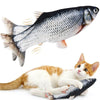 Floppy Fish Cat Toy Moving Fish Toy for Cats Interactive Flopping Cat Kicker Fish Toy Dancing Wiggle Fish Catnip Toys Fun Toy for Cat Exercise