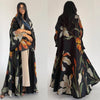 Floral Print Open Abaya with Matching Hijab (MOA287)