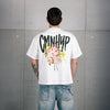 Common Hype Bouquet Tee White