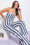 GRACEFUL APPEARANCE TWILL JUMPSUIT