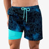 Men’s Premium Compression-Lined Hybrid Shorts – Foggy Palms