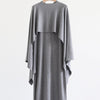 French-Style Two-Piece with Draped Poncho (MS310)